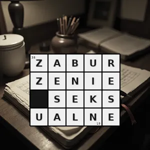 Rozwiązanie krzyżówki: stan patologiczny związany z seksualnością człowieka - zaburzenie seksualne | hasła, synonimy i podpowiedzi Hasło krzyżówkowe stan patologiczny związany z seksualnością człowieka - zaburzenie seksualne – rozwiązanie, synonimy, podpowiedzi i definicje krzyżówkowe